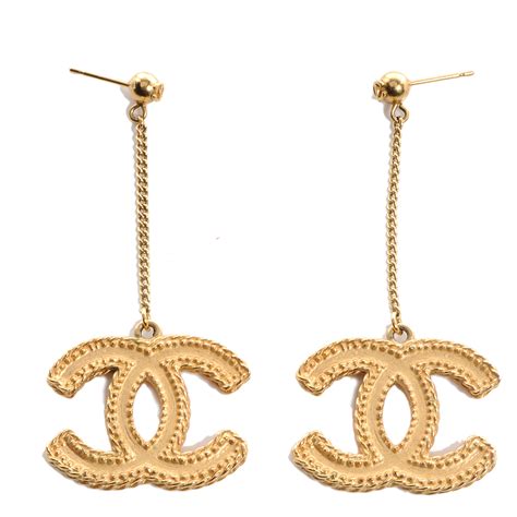 chanel gold heart earrings|chanel earrings price list.